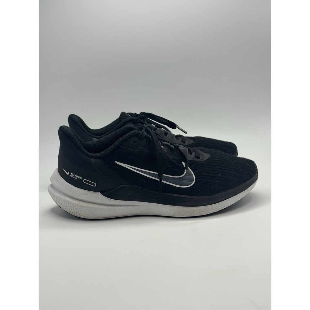 Nike Air Winflo 9 Women's Running Shoes Black White Grey Size 7.5 DD8686 001